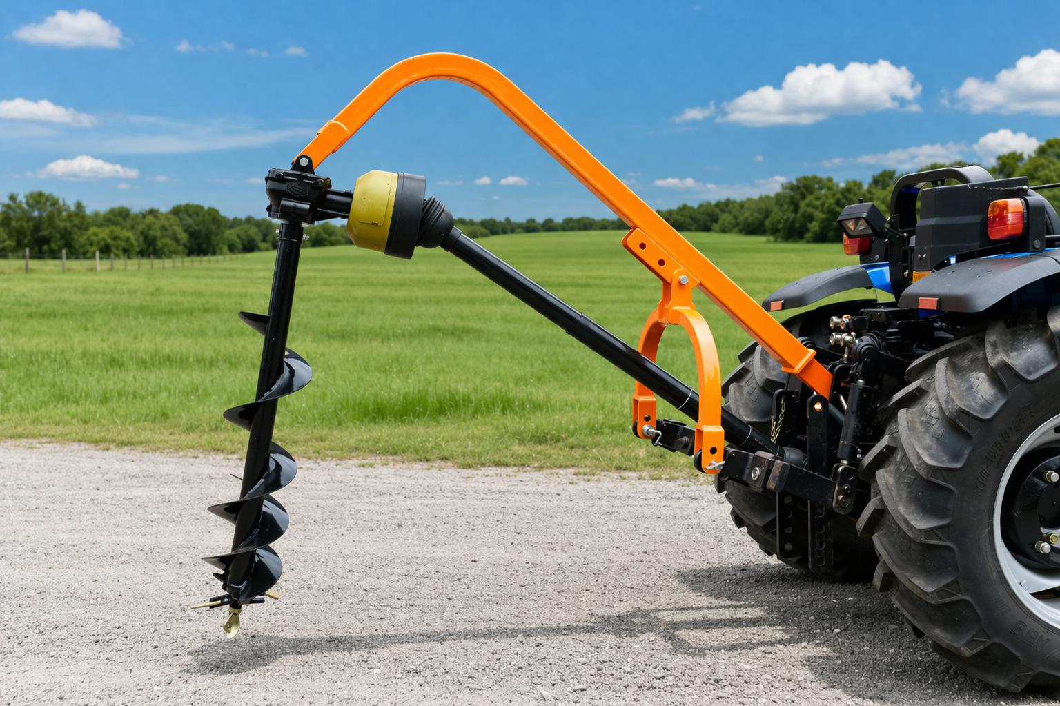 Erdbohrer für Traktor L-30 – Leistungsstarker Pfostenbohrer mit Zapfwellenantrieb (PTO) - Image 2